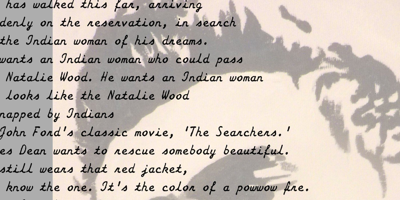 James Dean broadside by Sherman Alexie